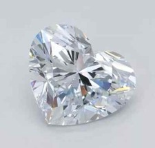 1.36 Ct HEART SHAPE E Color VS1 Clarity IGI CERTIFIED LAB GROWN CVD Diamond