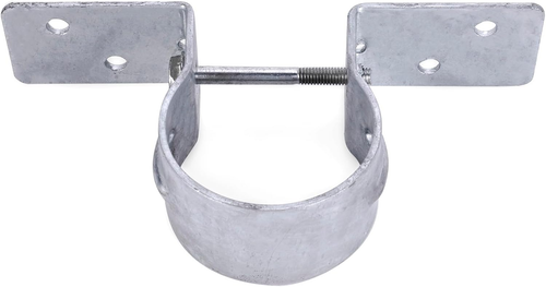 Soporte de poste de valla de acero a madera (12 piezas) 2-3/8 soportes de poste de valla, soporte de poste de valla - Imagen 3 de 5