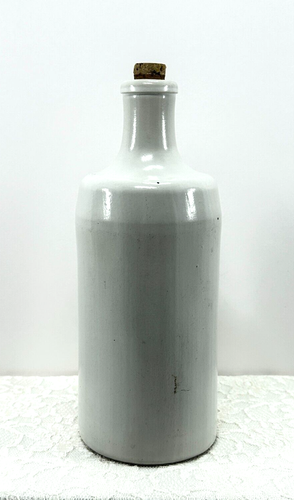 Bottle Decanter Stoneware Hudson's Bay Royal Charter Rye Whiskey Cork Stopper - Picture 4 of 11