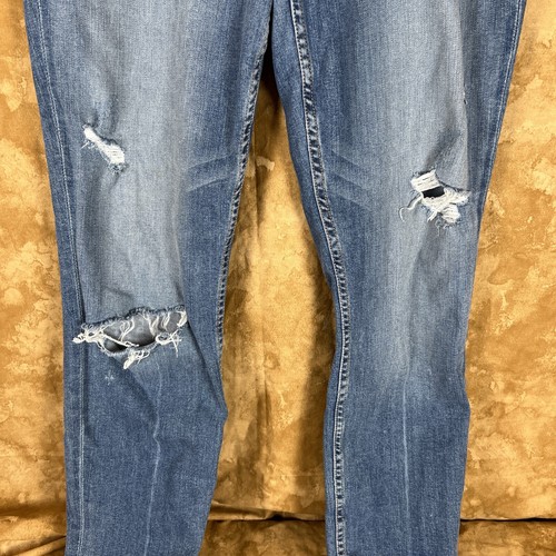 Level 99 Women’s Med Wash Distressed Boyfriend Jeans Size 29 - Picture 3 of 11