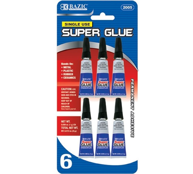 Multi Purpose Single Use SUPER GLUE Permanent Adhesive Metal Plastic