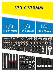 SONIC 602407 Insert tendance avec outils pour chariot OE REMPLACEMENT XX60919 B4566D