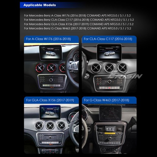 12,3" 128GO Android 14 CarPlay Autoradio Navi IPS BT Mercedes E-Classe W212 S212 - Afbeelding 15 van 24