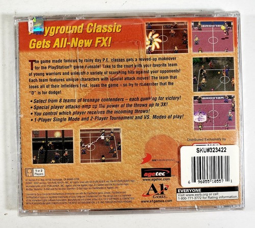 All-Star Slammin' D-Ball (Sony PlayStation 1, 2002) PS1 PSX - BRAND NEW SEALED - Picture 2 of 6
