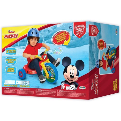 Neumáticos traseros resbaladizos resbaladizos de rueda delantera Disney Junior Mickey Mouse Junior Cruiser grandes de 10" para rueda delantera - Imagen 2 de 2