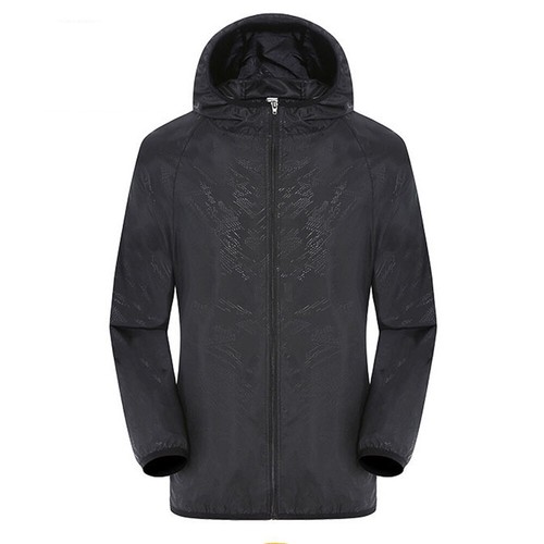 Men's Outwear Lightweight Windbreaker Waterproof Rain Jacket Hooded Breathable - Picture 44 of 45