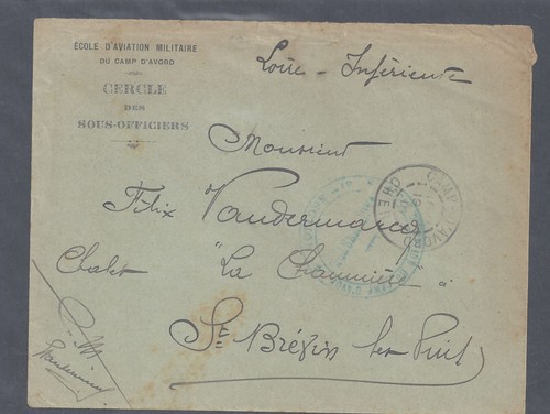 FRANKREICH 1916 LUFTFAHRTUMSCHLAG NACH FRANKREICH VOLLSTÄNDIGE BESCHREIBUNG AUF SCAN #3