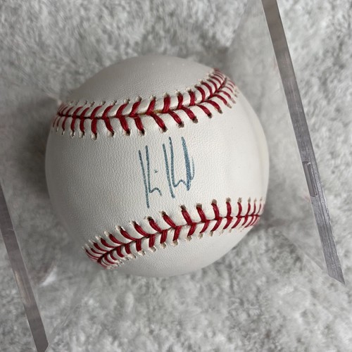 Kevin Kouzmanoff Autographed Rawlings Major League Baseball •Hologram + Cube - Picture 7 of 9