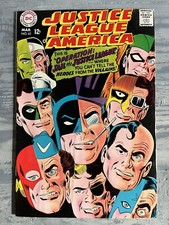 JUSTICE LEAGUE OF AMERICA 61 (Silver Age JLA, Green Arrow, Doctor Destiny) 1968