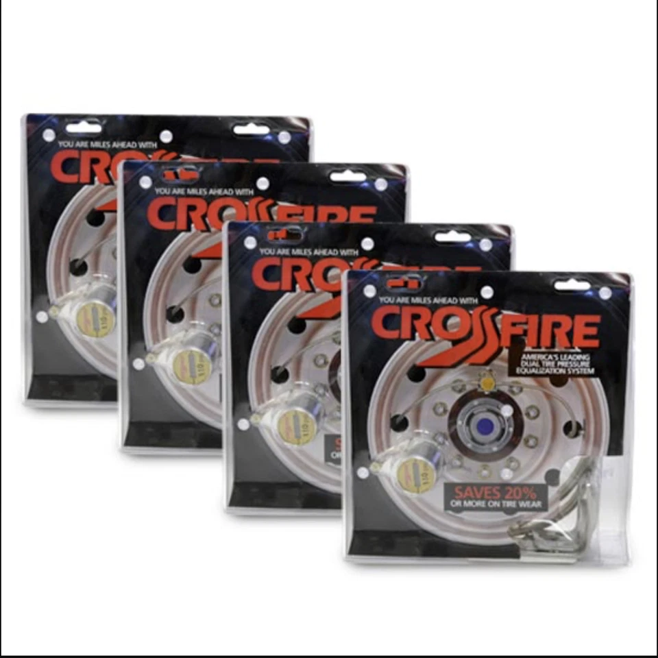 4)SISTEMA EQUALIZADOR DE PNEUS CROSSFIRE MANGUEIRA DE AÇO INOXIDÁVEL 100 PSI Freightliner Mack - Imagem 2 de 4