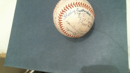 1950 AAGPBL Official Colleen Lassies and Springfield Sallies Ball - Bild 5 von 8