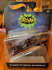 Hot Wheels Classic TV Series Batmobile Vehicle Black and Red NEW 