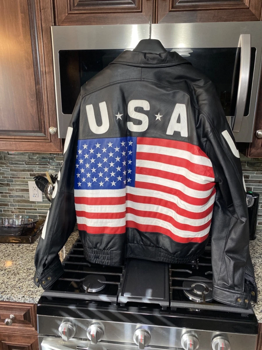 American leather shop jacket