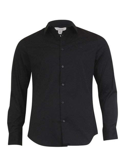 black long sleeve button down shirt mens