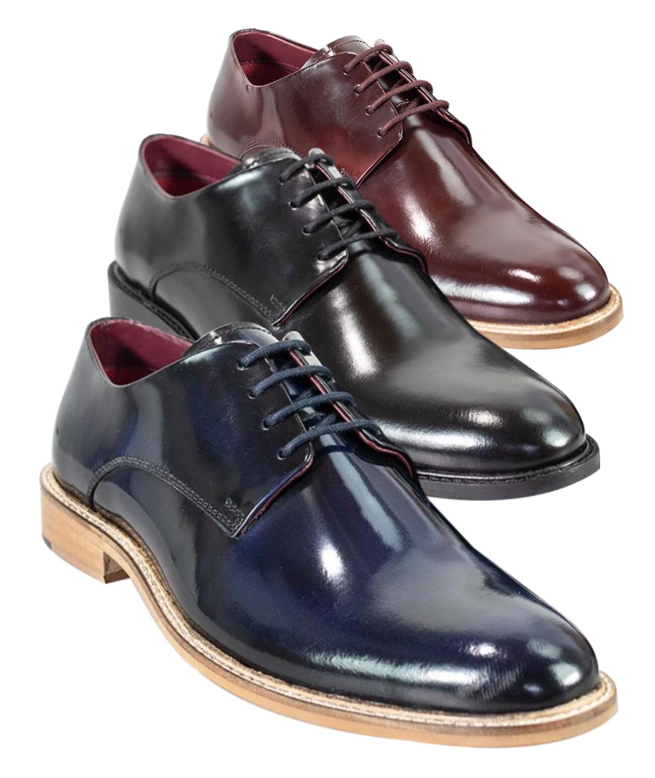 mens designer patent leather shoes