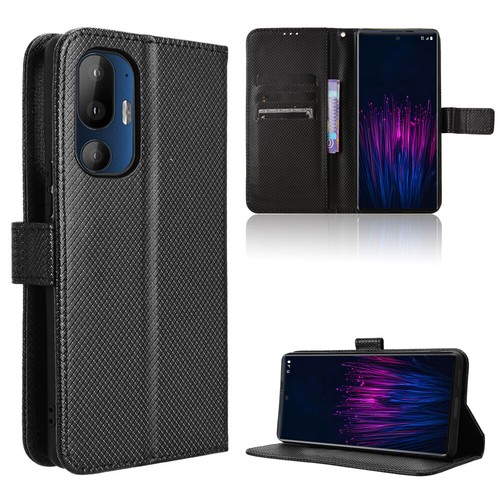 For HTC U24 Pro, Luxury Flip Leather Anti-slip Matte Cover Wallet Stand Case - Picture 15 of 29