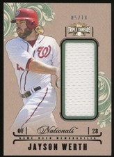 2014 Topps Triple Threads Unity Single Jumbo Relics /18 Jayson Werth