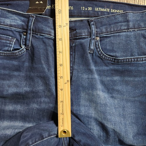 Jeans donna Calvin Klein CK Ultimate skinny taglia 12 x 30 - Foto 7 di 8