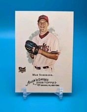 2008 Topps Allen & Ginter’s Max Scherzer #297 RC Diamondbacks