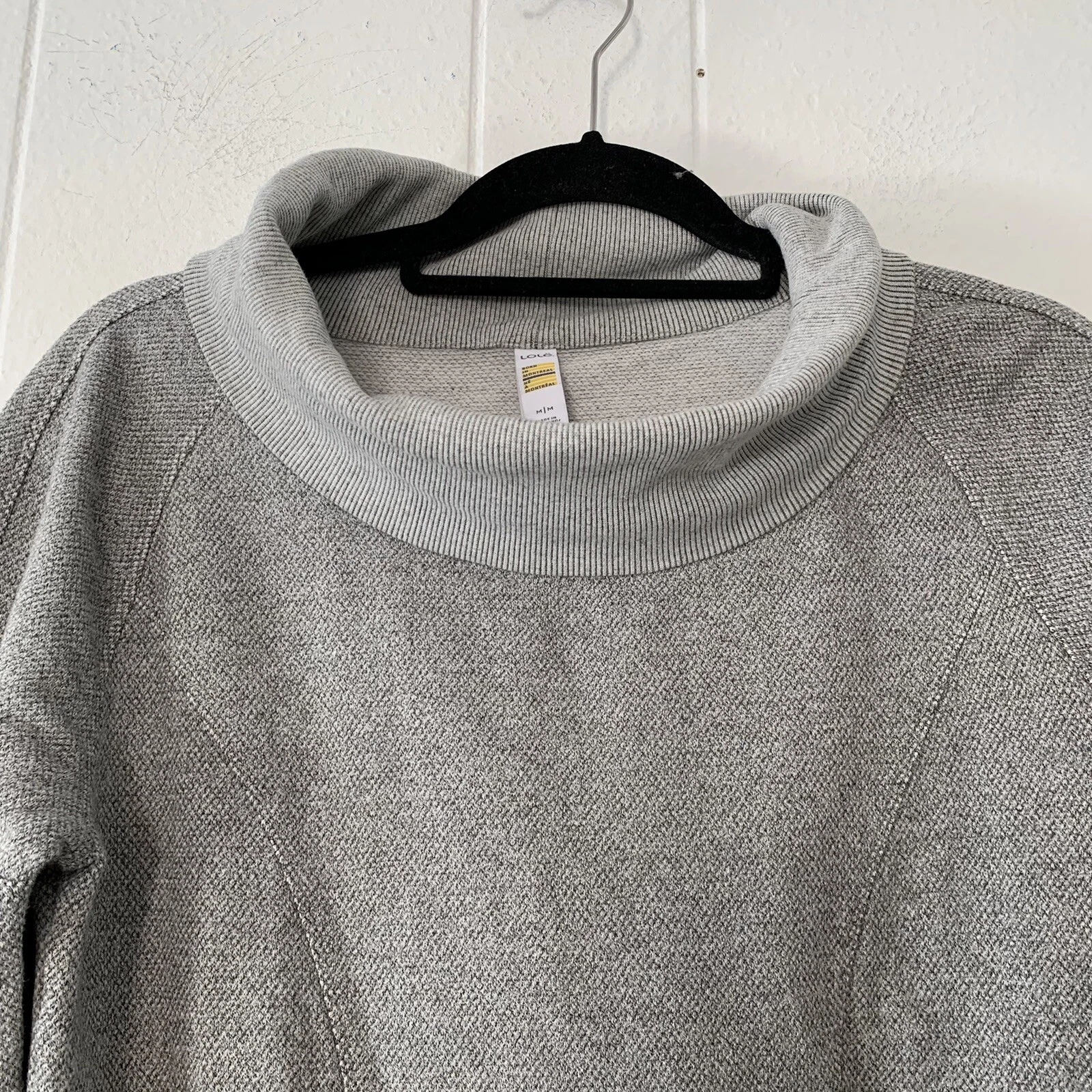lole tunic cowl neck pockets long sleeve sweater