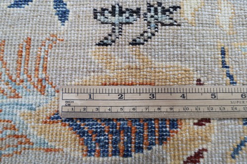 5 x 7 ft Birds Animal Gray Area Rug Afghan Hand Knotted Veg dye Wool OrientalRug - Picture 10 of 10