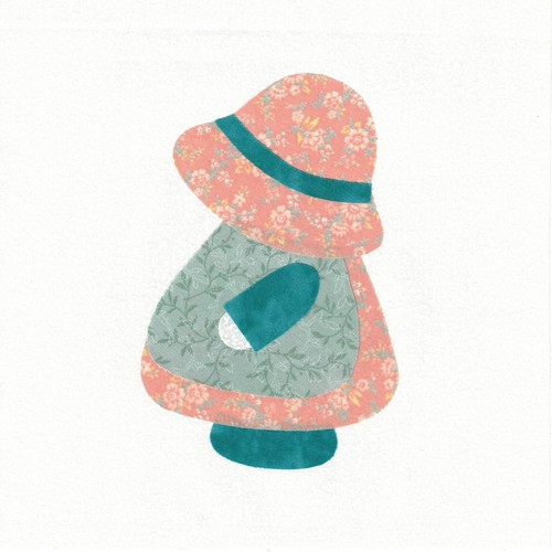 SUNBONNET SUE Apliques Edredón BLOQUES CUADRADOS, 8" x 8", Impresiones Florales - TÚ ELIGES - Imagen 44 de 47