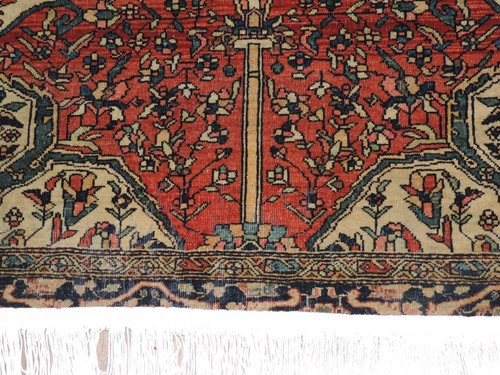 3x4 Fuß Antiker Farahan Sarouk Wollteppich - Bild 3 von 12