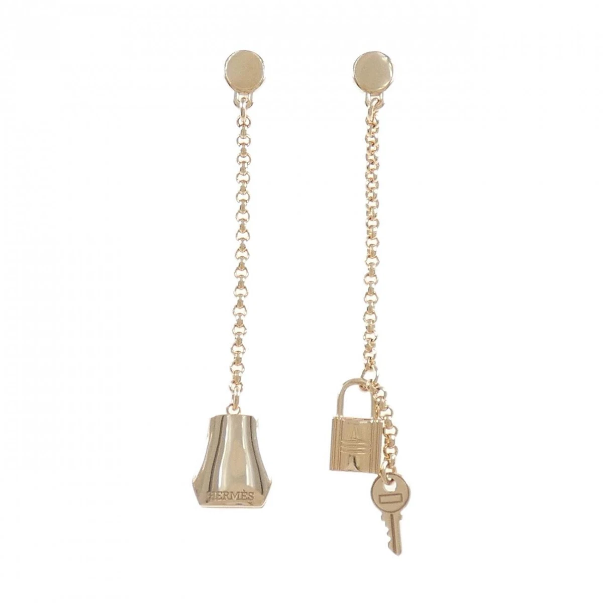 Authentic HERMES Kelly Clochette Earrings 260 006 282 6327 eBay