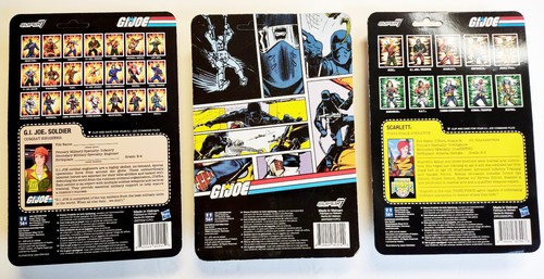 GI Joe ReAction Super7 Lot Snake Eyes Silent Interlude Tiger Scarlett & Engineer - Picture 5 of 5