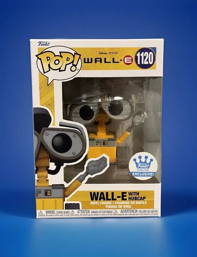 NEW Wall E With Hubcap #1120 Funko Pop Vinyl Figure Disney Pixar Exclusive