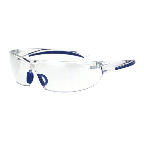 ANSI Z87+ U6 Protective Safety Glasses Clear Lens Light Wrap Around Frame - Bild 3 von 10