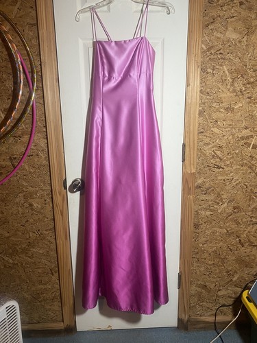 Beautiful ombre pink long cutout back formal dress size 9-10 - Picture 1 of 3