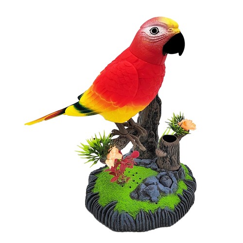 Talking Parrot | Electric Operated Control Voice Parrots Chirping Bird Toy - Picture 13 of 14