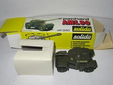 SOLIDO - No.240 PANHARD AML90 MILITARY ARMOURED  GUN - MIB