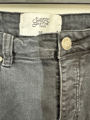 Sixth June Paris Distressed Skinny Jeans Men's, Size 36, Inseam 29" - Picture 5 of 6