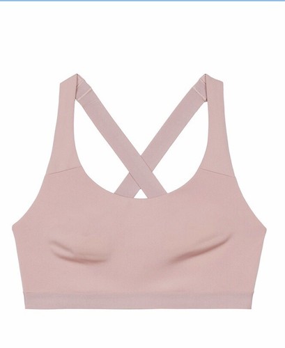 b.tempt'd b.active Sport Crop Bra Women's Sz Small Wireless Blush Pink 910405 - Picture 3 of 3