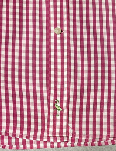 TAILORBYRD Men's Pink Classic Fit Long Sleeve Button Front Plaid Shirt Size L - Picture 4 of 4