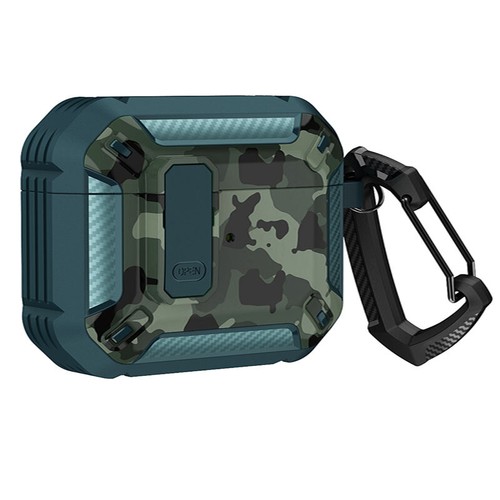Camouflage Earphone Case Cover For Apple Airpods Pro 2 3 Shockproof w/Ring Clip - Picture 28 of 28