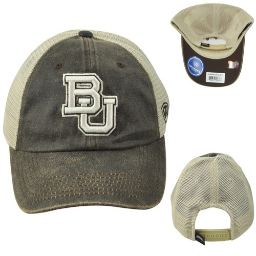 NCAA TOW Baylor Bears Adjustable Trucker Mesh Curved Bill Men Adults Hat Cap - Picture 2 of 4