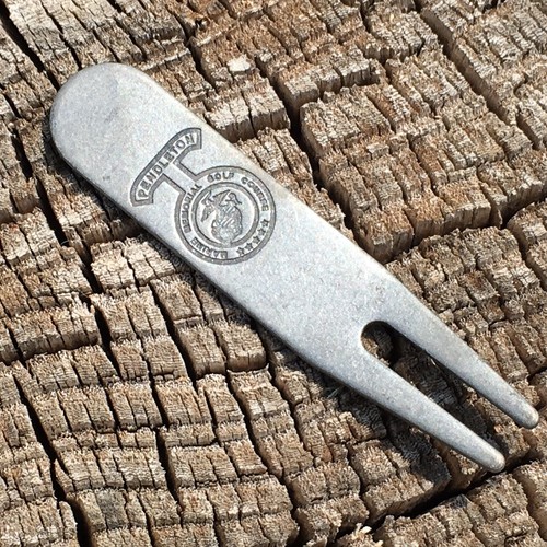 Vintage USMC Pendleton Marine Memorial Golf Course Golfing Divot Repair Tool USA - Picture 3 of 11