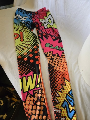 Alexandra just for kix women's small graphic comics leggings - Picture 1 of 4