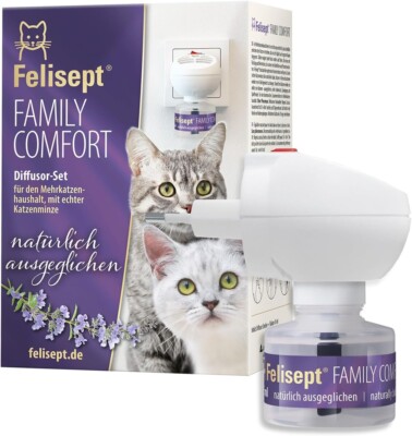Felisept Family Comfort Raumdiffuser Diffusor Set Mehrkatzenhaushalt 45ml