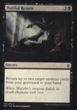 Dutiful Return - Battle for Zendikar: #110, Magic: The Gathering Nm R103
