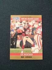 Joe Montana 1990 Pro Set #8 1989 NFL Passing Leader Football🏆MVP HOF🇺🇸