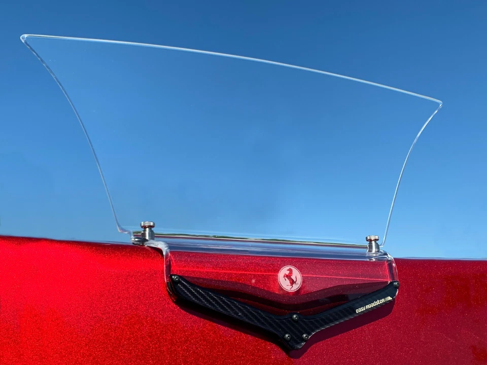 Deflector de viento liso 1999-2009 para parabrisas Ferrari 360 y 430 Spider Foto 4 de 4