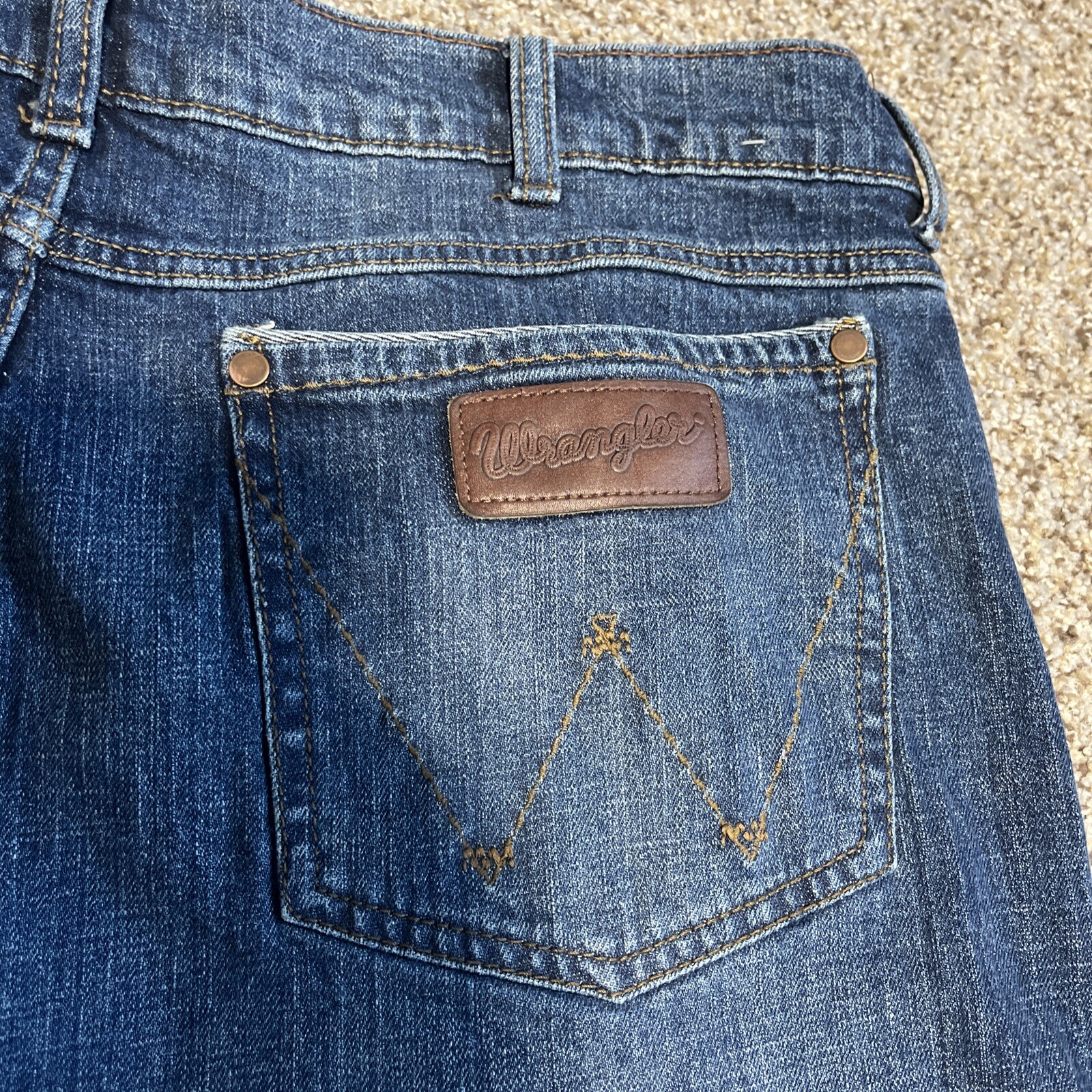Wrangler Retro Relaxed Boot Jeans 38x34 (38 X 31) Cowboy Stretch Western - View 14