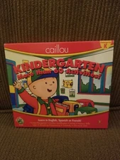 Cosmi Caillou Kindergarten PC Game Over 60 Activities English Spanish French
