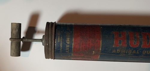 Antique Old Hudson Admiral Duster Pesticide Sprayer No 766 Empty Decorative - Picture 6 of 15