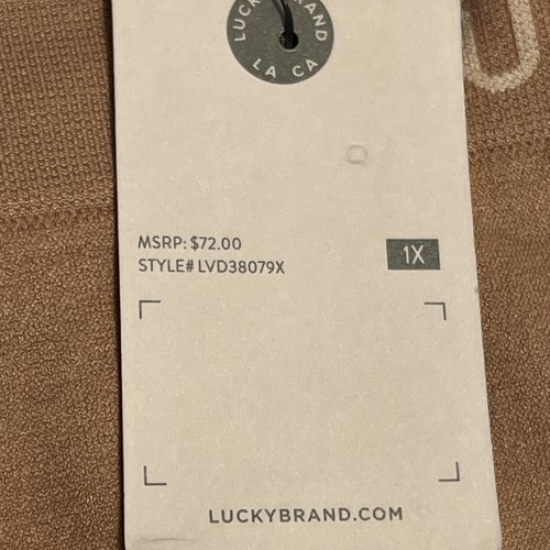 Lucky Brand Damen 3er Set Gr. 1X Höschen Nylon Spandex Beige Schwarz Stretch NEU - Bild 4 von 7
