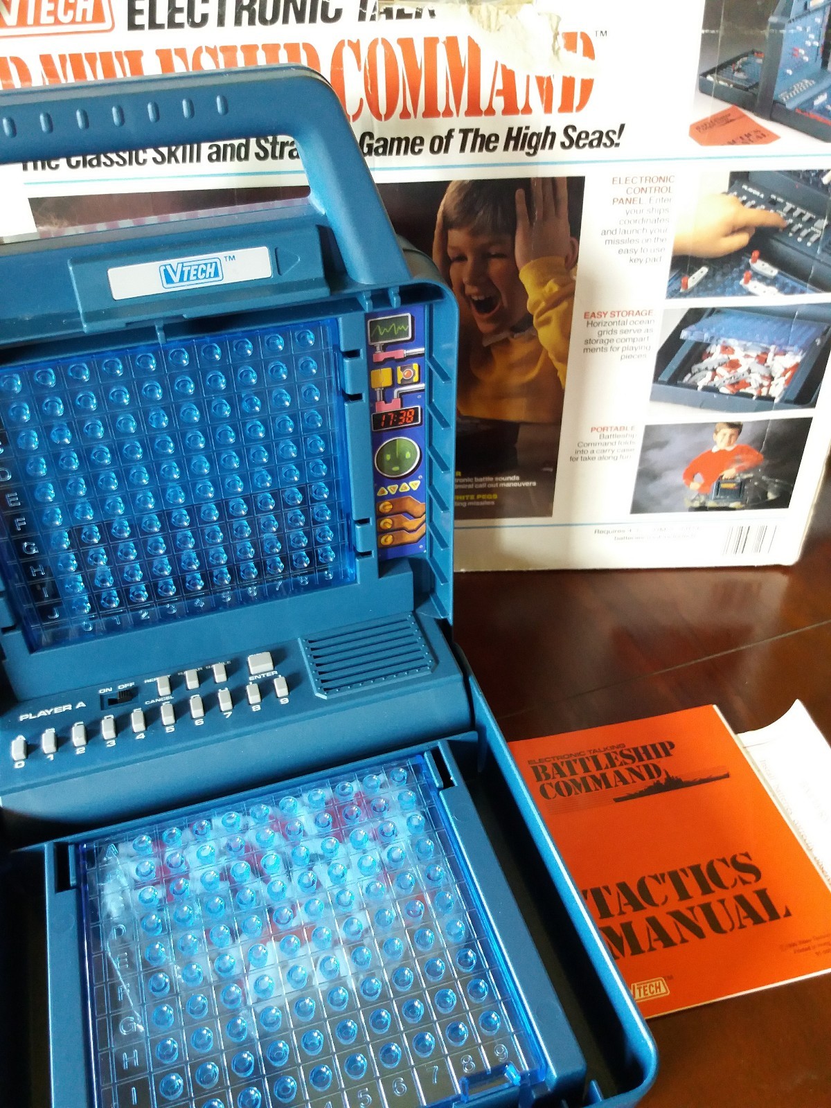 Vintage Electronic Battleship Command Game By V-Tech Excellent Condition For Age Vintage Electronic Battleship Command Game By V-Tech Excellent Condition For Age